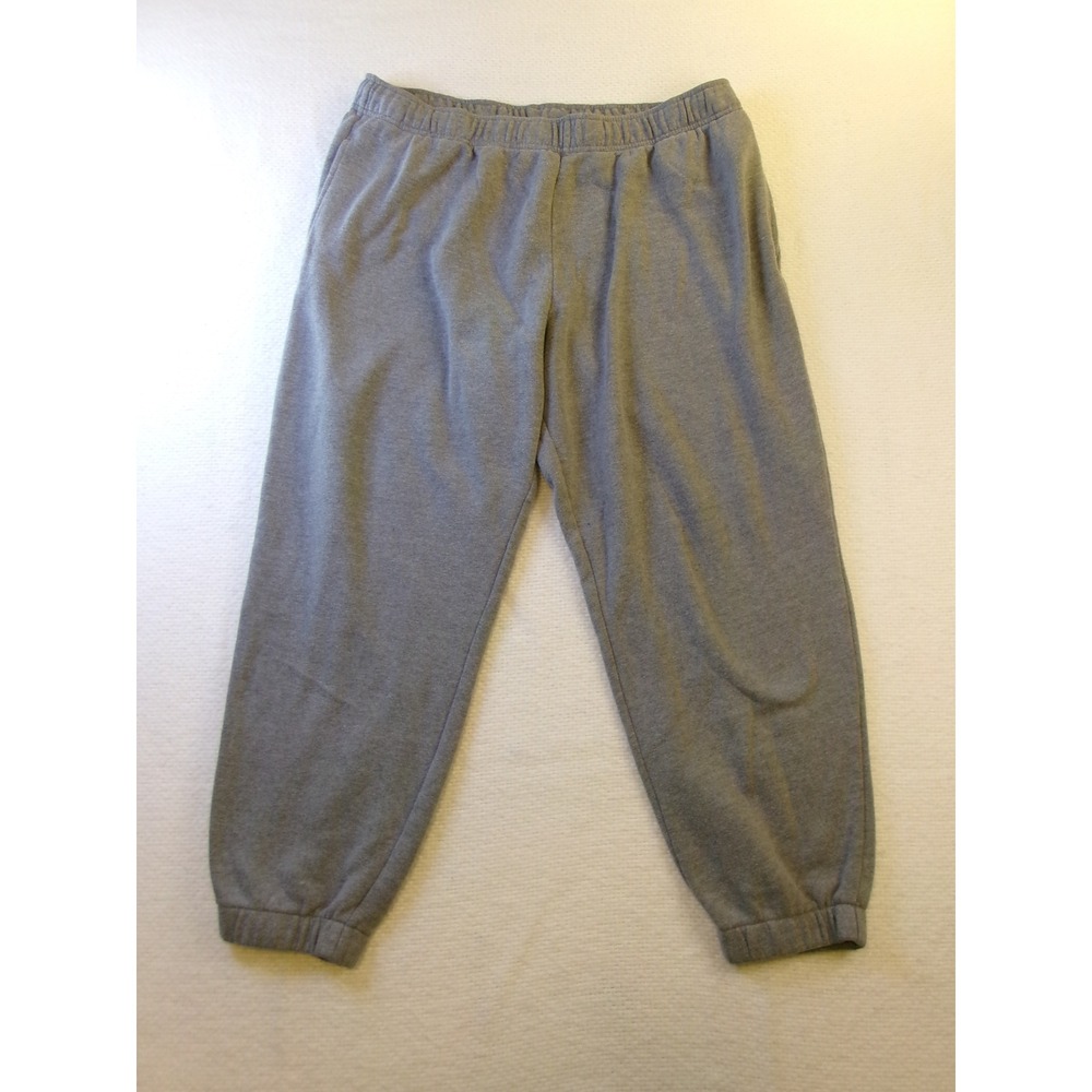 Wild Fable Womens XL Gray Fleece Jogger Sweatpants Elastic‎ Waist Heather Gray